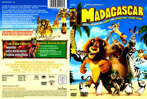 Madagascar dvd cover (2005) R2 German