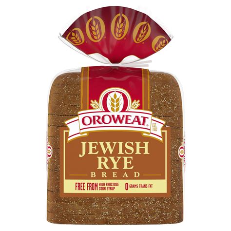 Oroweat Jewish Rye Bread, 16 Oz - Walmart.com