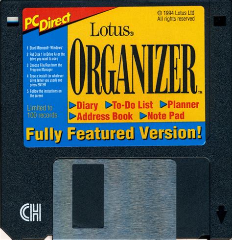 Lotus Organizer : Lotus Ltd : Free Download, Borrow, and Streaming : Internet Archive