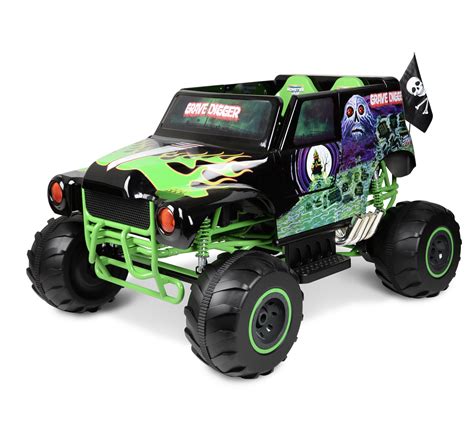 Monster Jam Grave Digger, 24V Battery Ride On, Ages 3+, 5MPH Max Speed ...