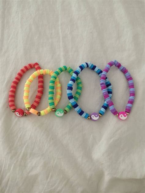 DIY Rainbow Yin Yang Bracelet