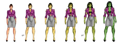 She Hulk Transformation by bradbarry2 on DeviantArt