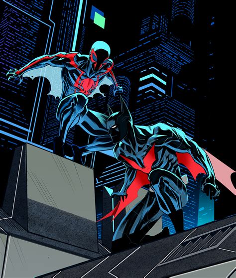 Spiderman 2099/Batman beyond team up :: Behance