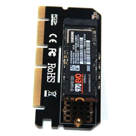 M.2 NVMe SSD NGFF to PCIE 3.0 X16 Adapter M Key Interface Card Suppor ...