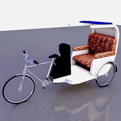 Bike Rickshaw 2 - 3D Model by Pictorer