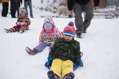 group of kids having fun and play together in fresh snow 11588772 Stock ...