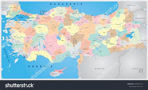 Political Map Of Turkey