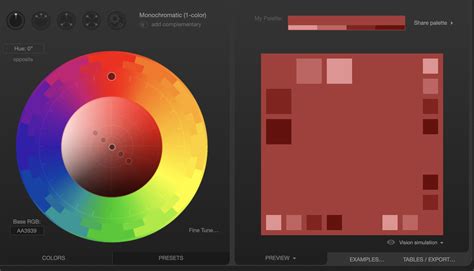 Color Palette Generators for Interior Color Schemes