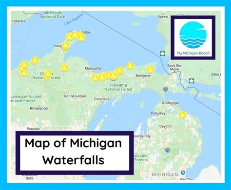 Map Of Michigan WaterFalls, 48% OFF | www.elevate.in