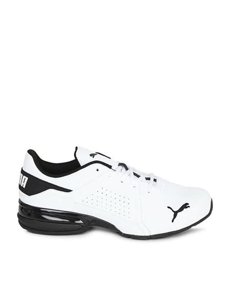 Buy Puma Viz Runner White & Black Running Shoes for Men at Best Price ...