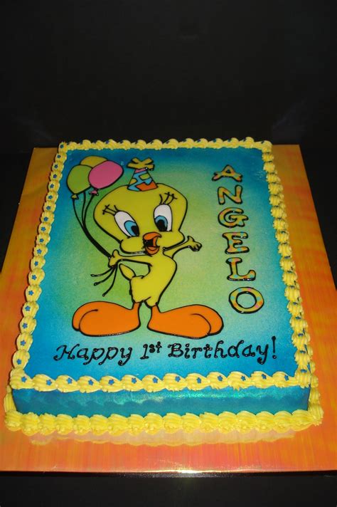 Tweety Bird Birthday Cake | Tweety Bird Birthday Cake with h… | Flickr