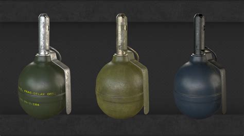 ArtStation - Frag grenade | Game Assets