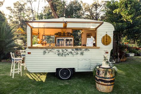 vintage caravan mobile bar hire Perth - The Bridal Box Co - Bridal ...