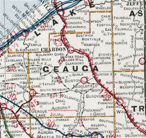 Map Of Geauga County Ohio | secretmuseum