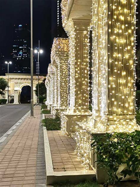 Dubai Palace Lit Up for the Al Maktoum Wedding Reception | Vogue Arabia