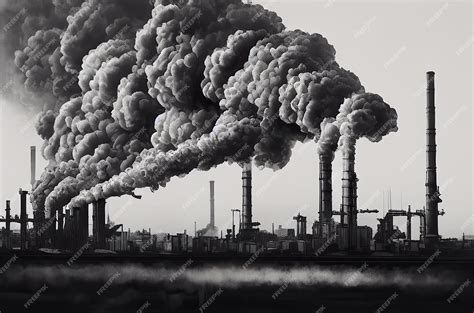 Pollution Black And White