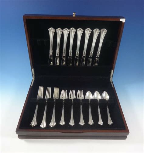 Eighteenth Century by Reed & Barton 18th Sterling Silver Flatware Set 32 Pieces | eBay