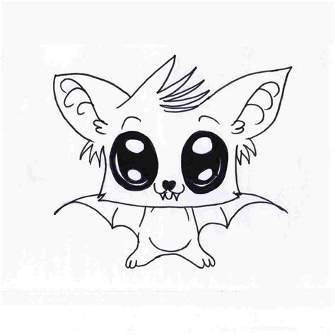 Draw So Cute Bat - Cute Bat Drawing | Cute drawings, Animal drawings, Cartoon drawings of animals