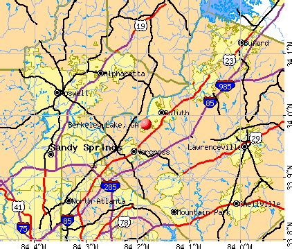 Berkeley Lake, Georgia (GA 30096) profile: population, maps, real estate, averages, homes ...