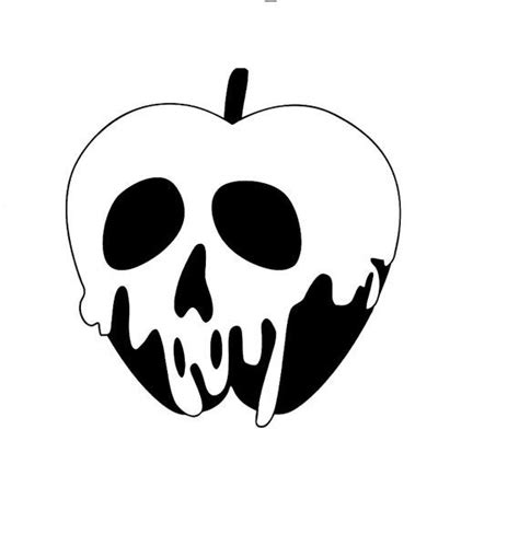 Disney inspired Poison Apple Snow White Descendants Evil Queen Vinyl Decal Halloween for gifts ...