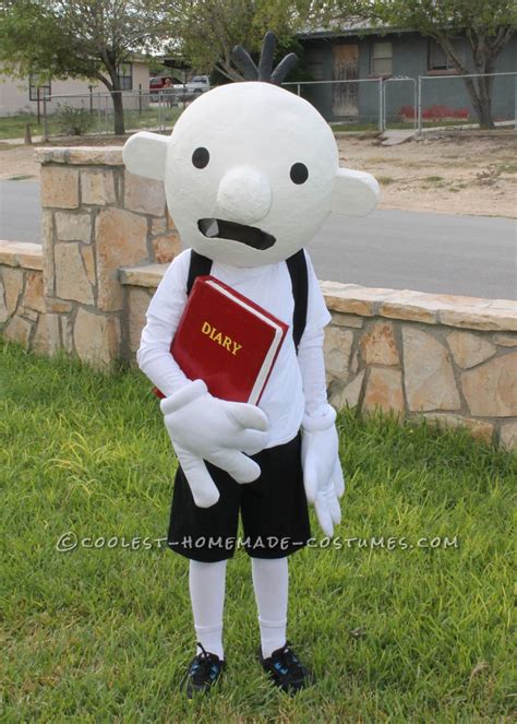 Coolest Homemade Costume Idea: Diary of a Wimpy Kid Costume