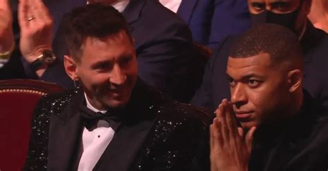 Kylian Mbappe's classy message to Lionel Messi during Ballon d'Or ceremony - Mirror Online