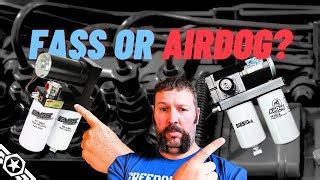 FASS or AirDog? - Duramax Lift Pump Install | Doovi