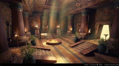 Related image | Egyptian temple, Desert temple, Interior concept art