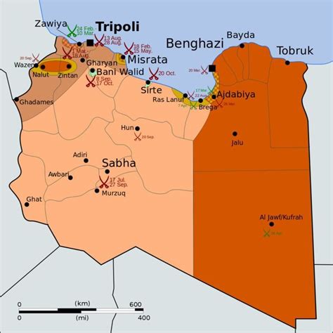 Timeline of the 2011 Libyan Civil War and military intervention (June ...