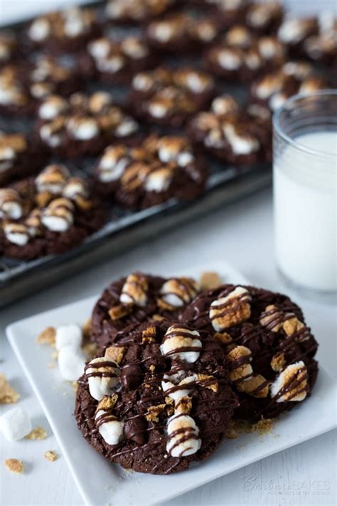 Chocolate Snickers Cookies - JavaCupcake