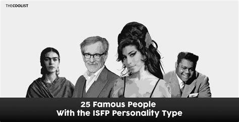 25 ISFP Famous People and Fictional Characters