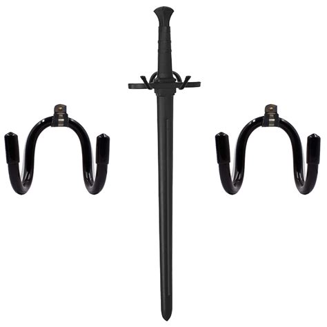 Sword Display Stand Sword Wall Mount Vertical Sword Foils Wall Hanger - W Type | eBay