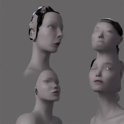 non-binary model wearing a VR headset, in the style of | Stable Diffusion | OpenArt