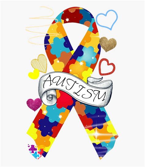 #autism #ribbon - Autism Awareness Ribbon , Free Transparent Clipart ...