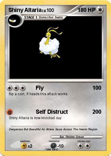 Pokémon Shiny Altaria - Fly - My Pokemon Card