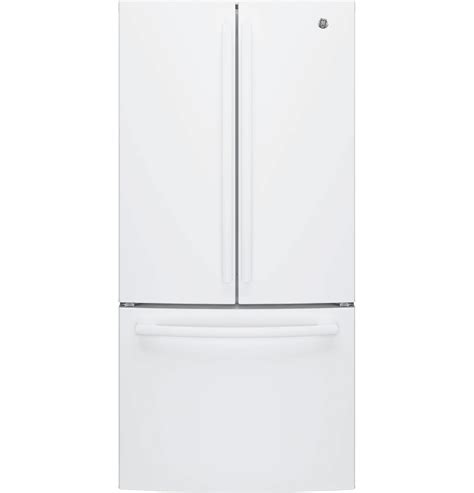 Buy GE Appliances GWE19JGLWW 33 Inch Counter Depth French Door Refrigerator White Online at ...