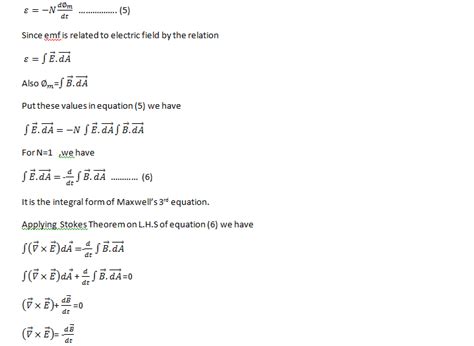 Maxwell's Equations: Derivation in Integral and Differential form