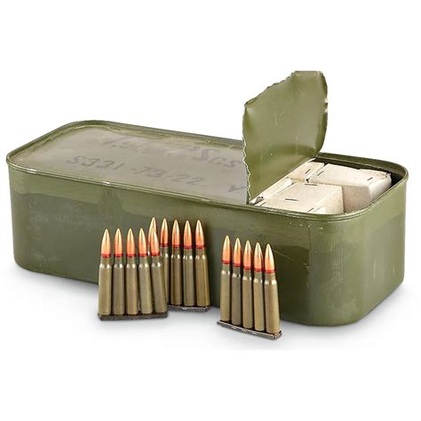 340 rds. 8 mm Mauser® 150 - gr. Ammo with Can - 202694, 8mm Ammo at Sportsman's Guide