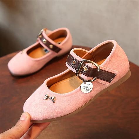 children's shoes for girls Toddler Kids Girls Baby Fashion Bowknot Princess Leather Casual ...