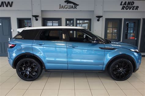 Used 2013 BLUE LAND ROVER RANGE ROVER EVOQUE Estate 2.2 SD4 DYNAMIC 5d ...