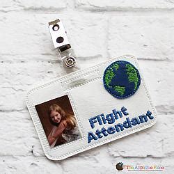 ITH - Flight Attendant Badge ID Tag