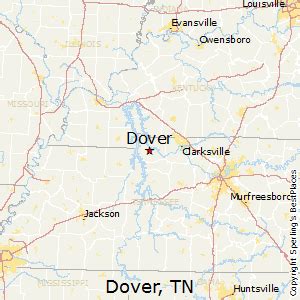 Dover Tennessee Map