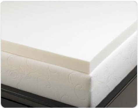 Queen Size 3 Inch Thick, 4 Pound Density Visco Elastic Memory Foam Mattress Pad Bed Topper ...