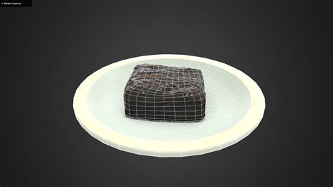 3D Model Game Ready Brownie - TurboSquid 2055986