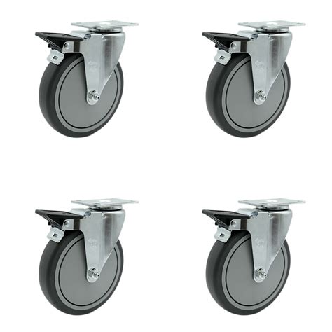 Service Caster Swivel Caster with Brake | Wayfair