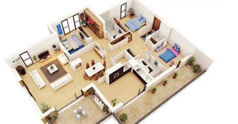 Denah Apartemen Minimalis 1 Kamar, Yang Mana Pilihan Anda?