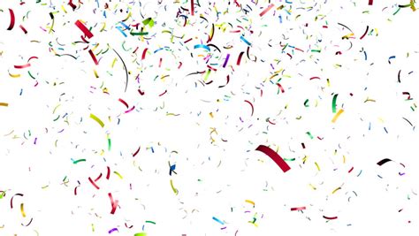 Animation Of Colorful Confetti Falling Stock Footage Video 5103740 - Shutterstock