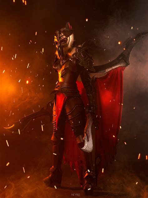 Legion Commander cosplay by MightyRaccoon - [Set: Daemonfell Flames + Arcana] : r/DotA2