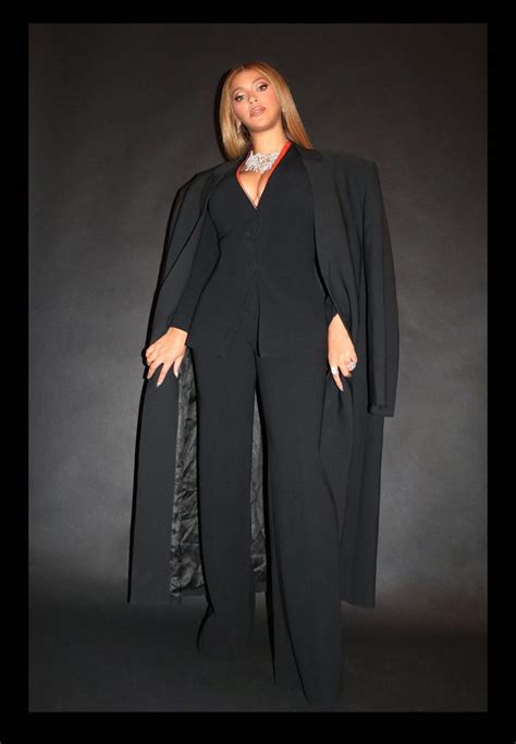 Beyoncé Supports Solange at the Ballet in a Sleek Suit and Oversized Coat