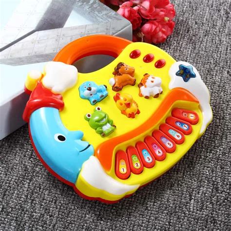 Funny Lovely Baby Children Kids Musical Educational Animal Farm Piano Toys Early Learn ...